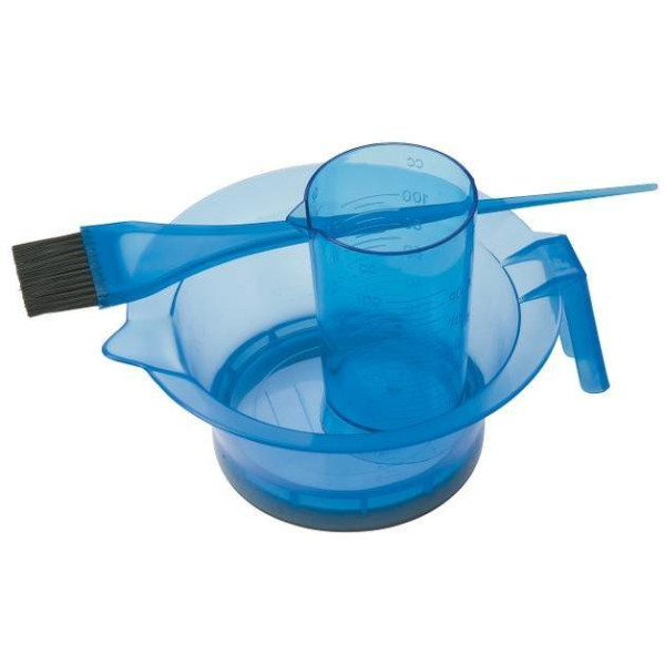 Kit de Coloración Bol + Pincel + Dosificador Azul