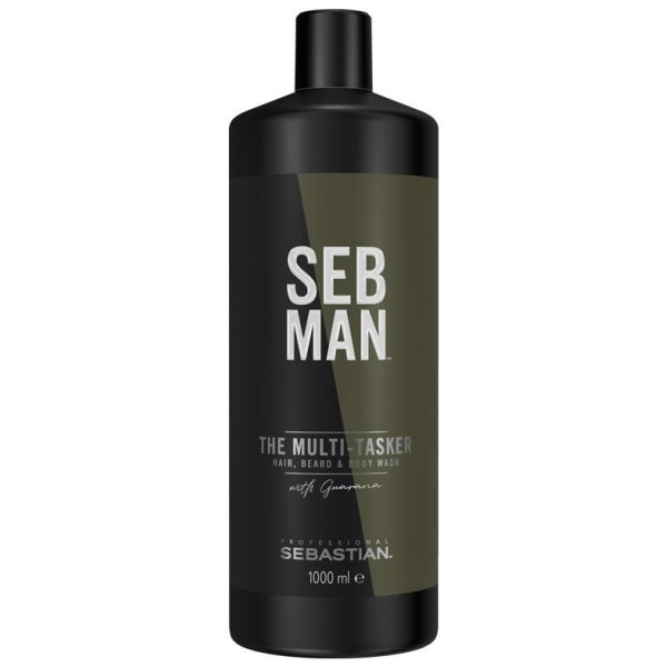 Body cleansing gel, hair and beard The Multi-Tasker Sebman 1000ML