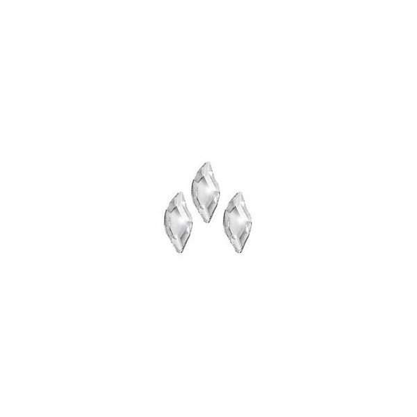 Strass swarovski leaf - 3 pieces by Sachet Beauty Nails