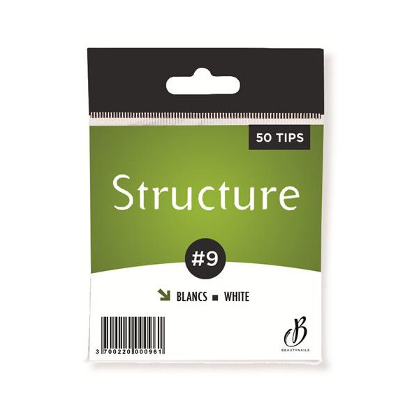 Tips Structure White n09 - 50 tips Beauty Nails SF09-28