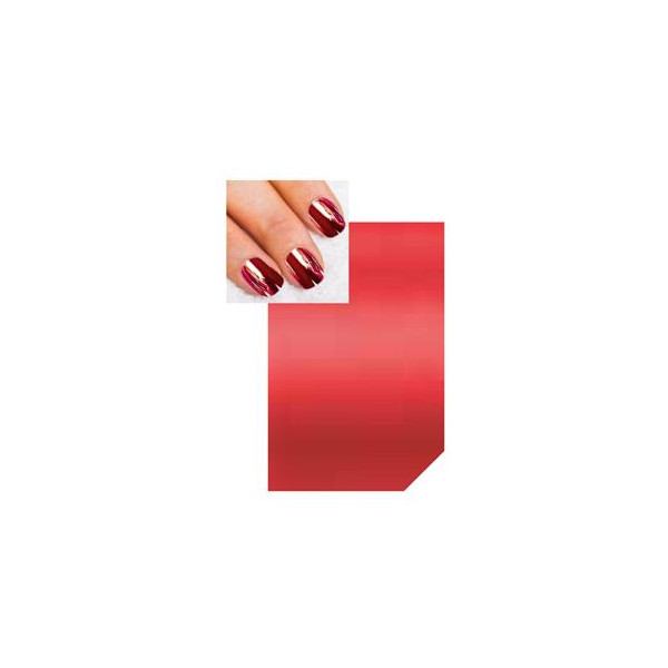 Pellicola trasferibile rubino (rosso) - 1m Beauty Nails NGBF03-28