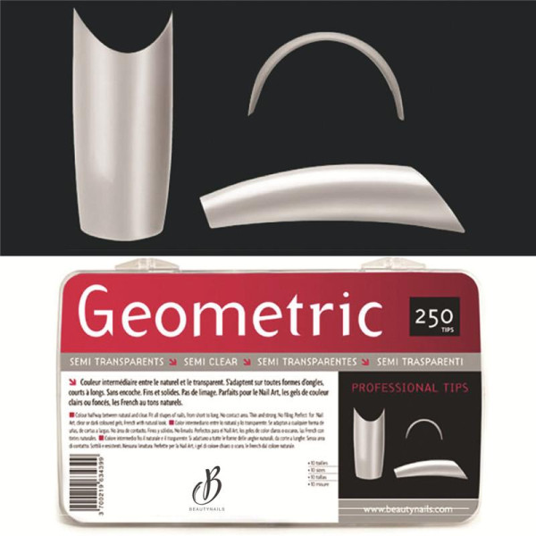 Kapsel Geometrische halbtransparent - 250 Tipps Beauty Nails