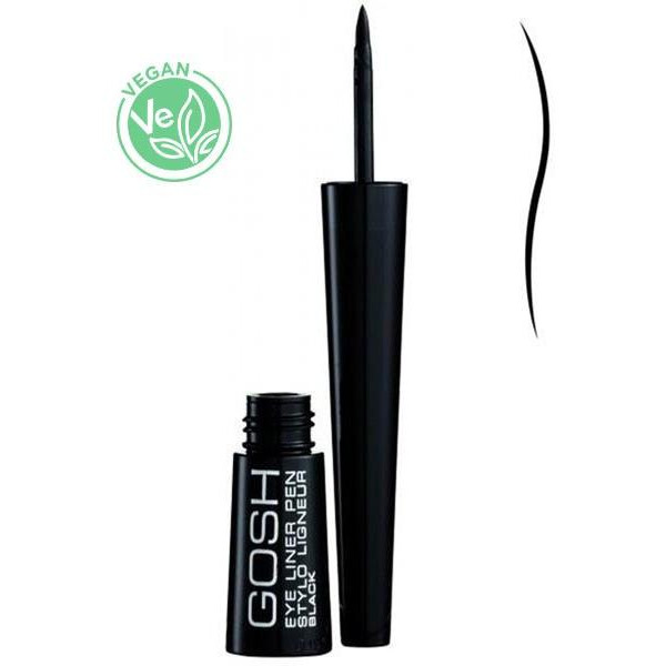 Black liquid eyeliner pencil GOSH 2.5ML