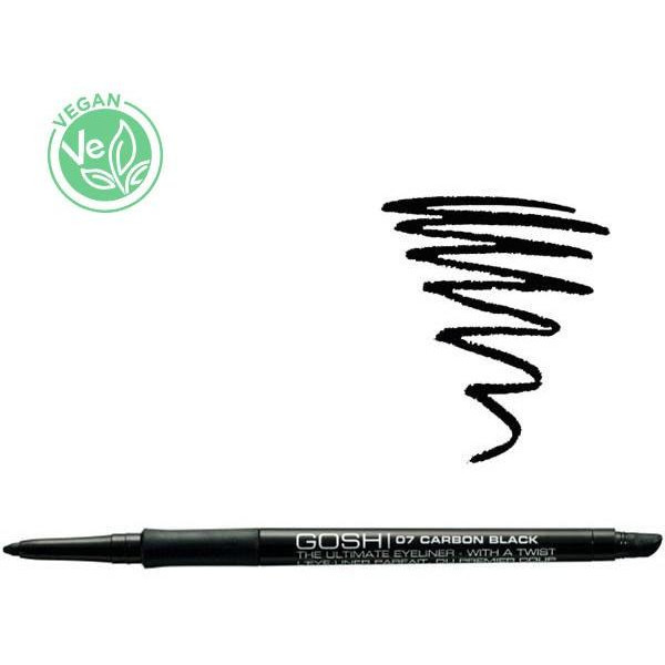 Eyeliner di precisione waterproof n°07 Nero carbone - L'eyeliner definitivo GOSH