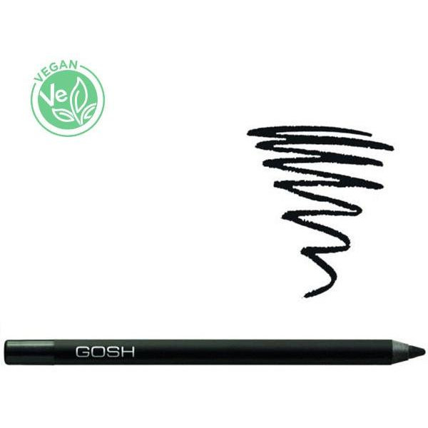 High coverage waterproof eyeliner n°22 Carbon Black - Velvet Touch GOSH