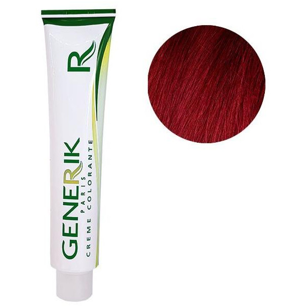 Générik Coloration Sans amoniaque N°6.66 Blond Foncé Rouge Intense 100 ML
