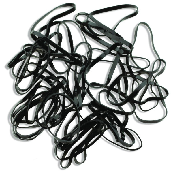 Large black rubber band x40