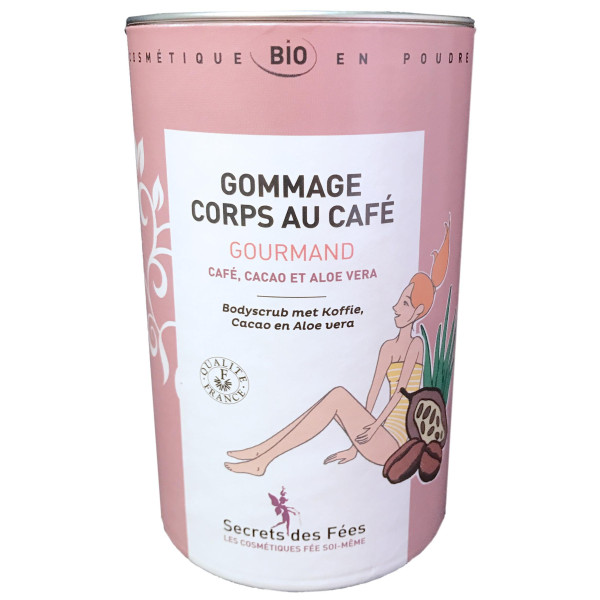 Körperpeeling mit Bio-Kaffee "Gourmand" von SECRETS DES FEES, 200g.