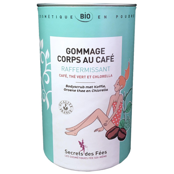 Organic firming coffee body scrub SECRETS DES FEES 200g