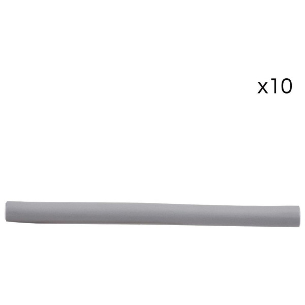 Paquete de 10 rulos flexibles para cabello rizado de 240 mm / ø18 mm.