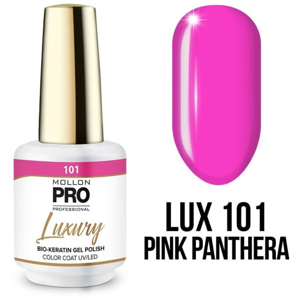 Vernis semi-permanent LUXURY n°101 Pink panthera Mollon Pro - 8ML
