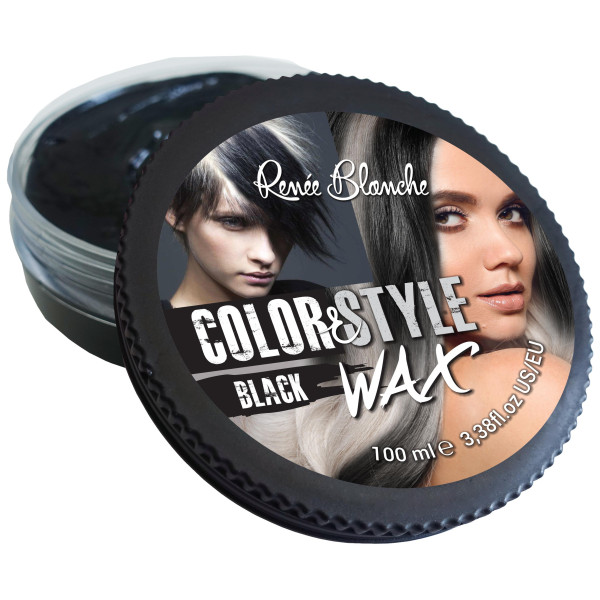 Cera colorante e per acconciature Color & Style Wax black Renée Blanche  100ML