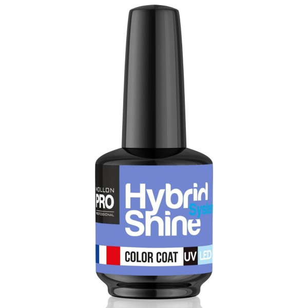 Mini semi-permanent Hybrid Shine nail polish n°327 Sapphire Mollon Pro 8ML