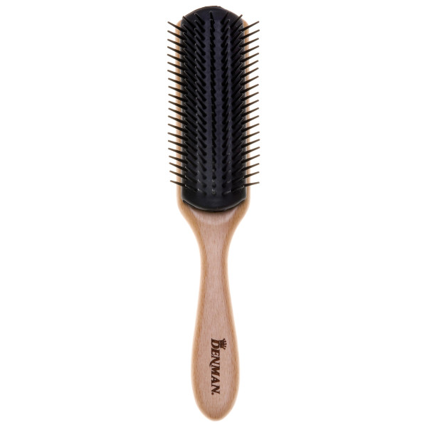 Brush Styling D3 wooden handle 7 rows Denman