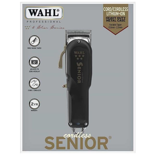 WAHL PROFESSIONAL - Tondeuse Senior Cordless avec socle de charge