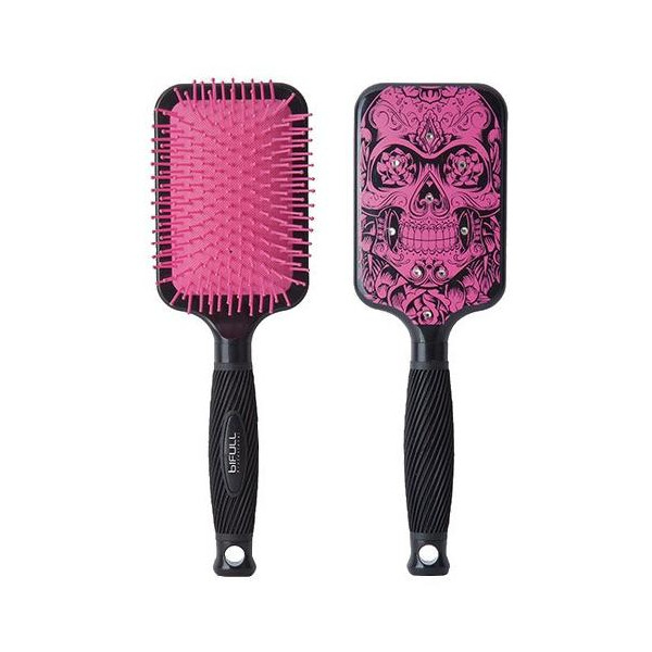 Spazzola per capelli a forma di racchetta Catrin rosa