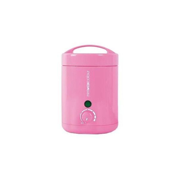 Mini Wax wax heater in pink color 125ML