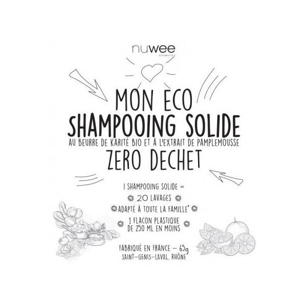 Mein Eco Zero Waste Solid Shampoo - 65 g