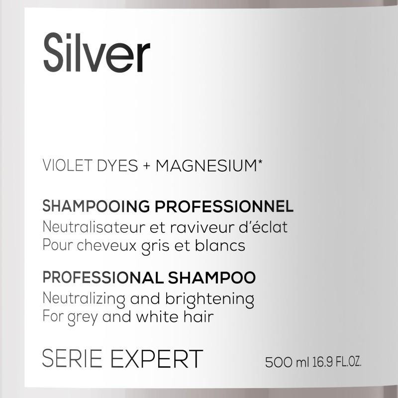 Shampoing Silver 500ml | L'Oréal Professionnel Serie Expert