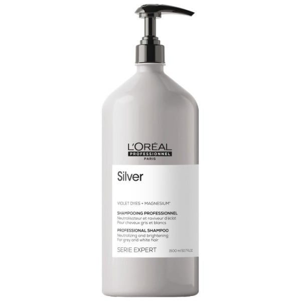 Shampooing Silver L'Oréal 1.5L - Grand Format Pro
