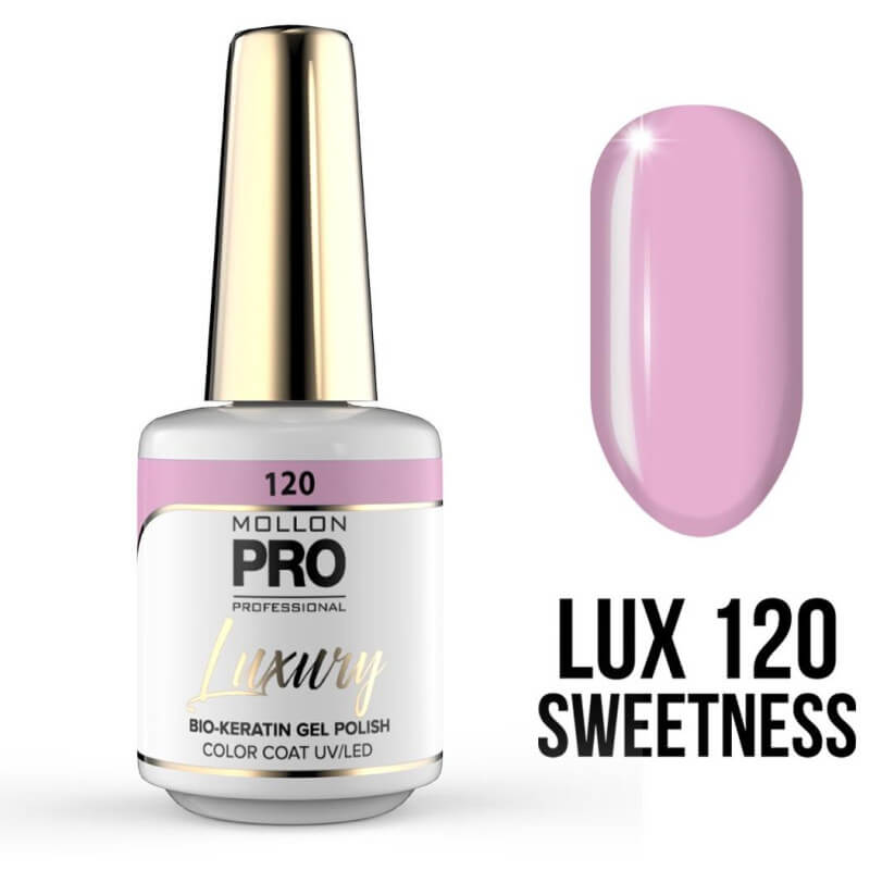 Vernis semi-permanent Luxury N°120 Sweetness Mollon Pro 8ML