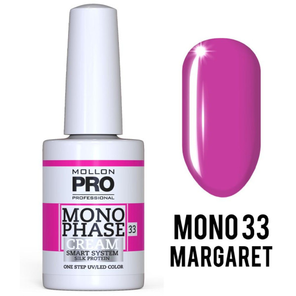One-phase nail polish No. 33 Margaret UV/LED Mollon Pro 10ML
