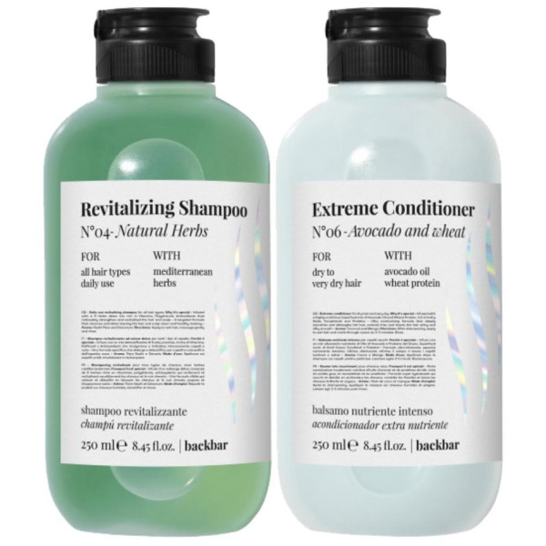 FARMAVITA 250ML Back-bar Revitalizing Shampoo