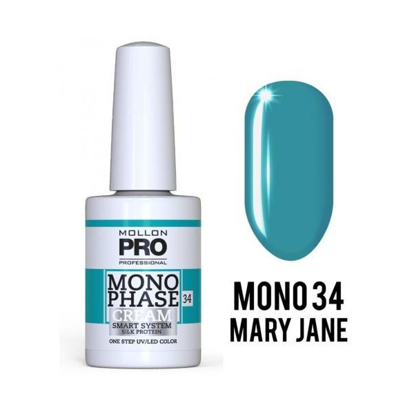 Monophase Nagellack Nr. 34 Mary Jane UV/LED Mollon Pro 10ML