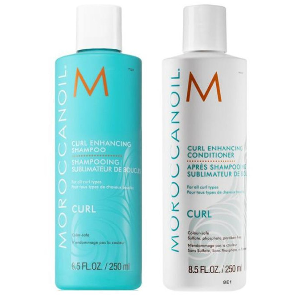 Duo Boucles : Shampooing 250 ml +Conditionneur 250 ml Moroccanoil