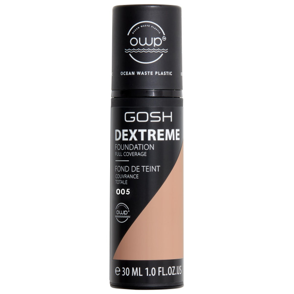 Base de maquillaje de alta cobertura n ° 05 beige - Dextreme Full Coverage  GOSH 30ML