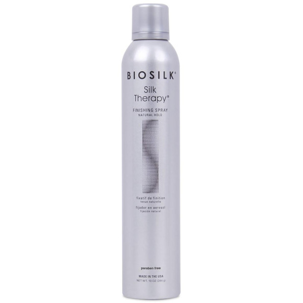 Spray fissante tenuta naturale Silk Therapy Biosilk da 296 ml.