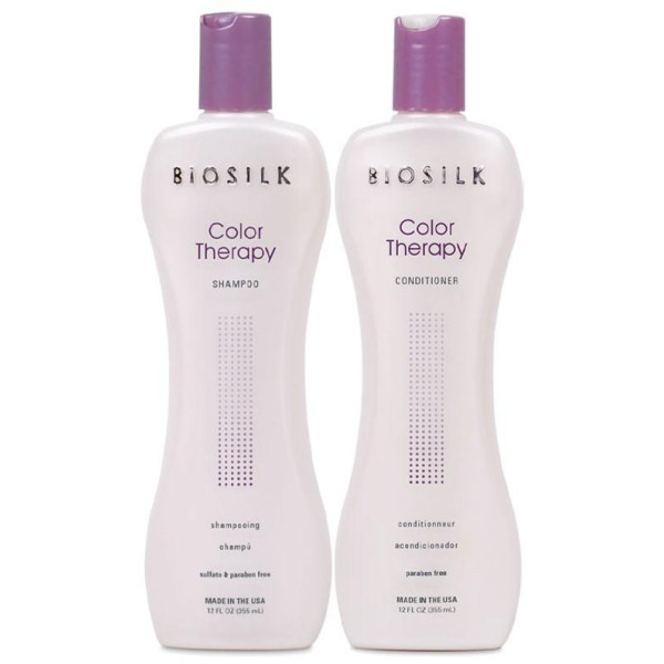 Cure Shampooing + Conditionneur + Masque Color Therapy Biosilk