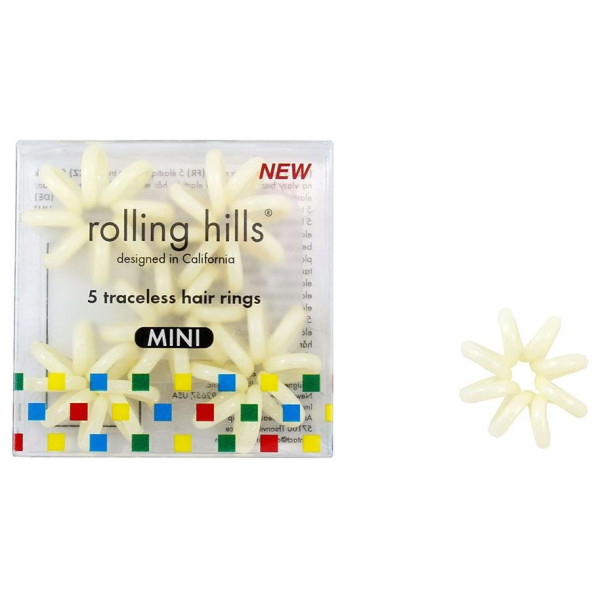 5 mini elásticos de muelles beige Rolling Hills
