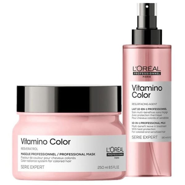 Duo Masque & Spray Vitamino Color : Soin & Brillance