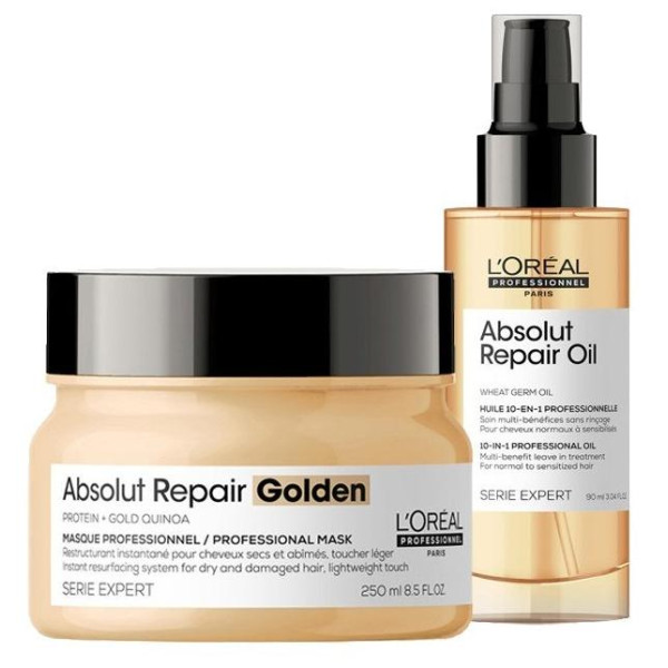 Absolut Repair Gold Routine Oil & Mask Duo L'Oréal Professionnel
