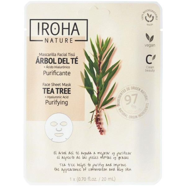 Iroha Natural Extracts tea tree mask
