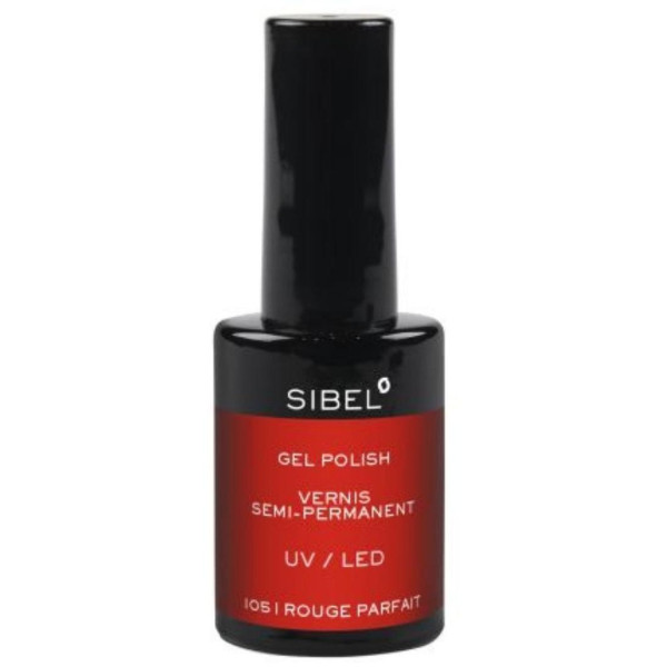 Semi-permanent nail polish n°105 Perfect Red Sibel 14ML