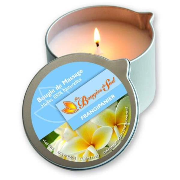 Frangipani Massage Candle Les Bougies du Sud 160 g