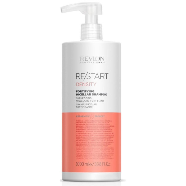 Shampoo rinforzante Density Restart Revlon da 1 litro.