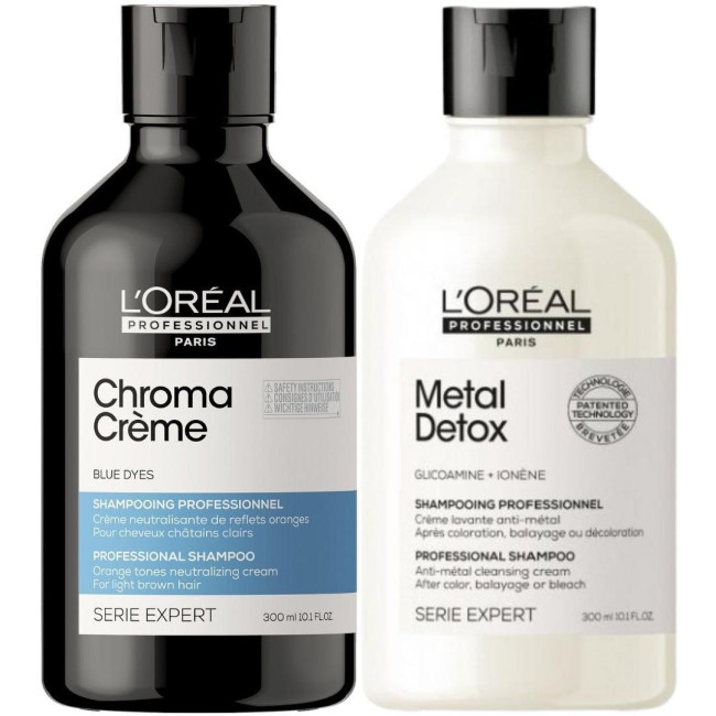 Duo shampoings brune anti-reflet Chroma Crème L'Oréal Professionnel
