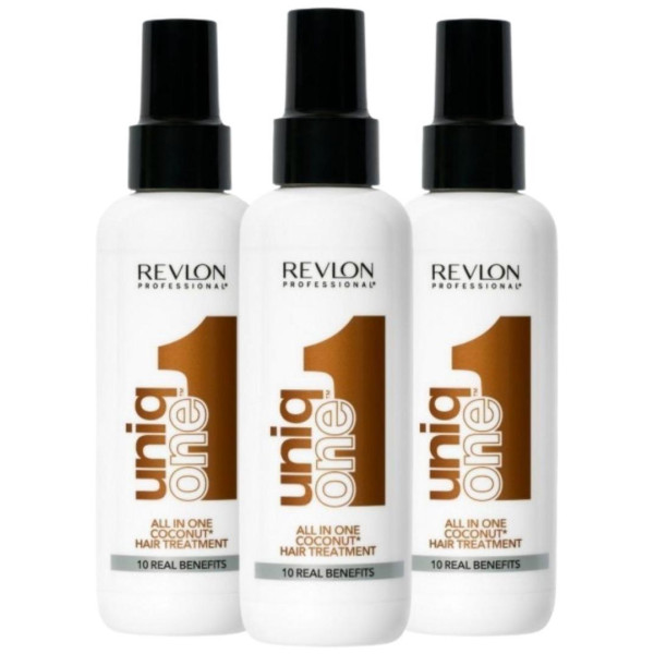 3 UniqOne Revlon 150ML 10-in-1 coconut sprays