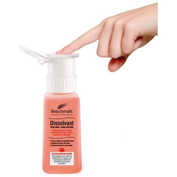 Beautynails acetone-free pump nail polish remover 230 ML