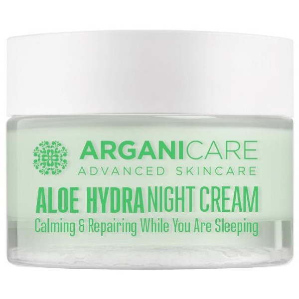 Nährende und regenerierende Nachtcreme - Für alle Hauttypen Arganicare 50 ml