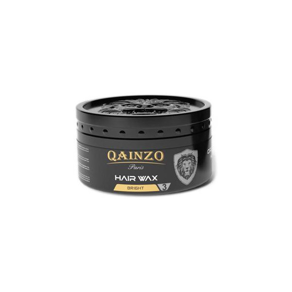 Qainzo Haarwachs sorgt für flexiblen Halt und Glanz, Behälter 150 ML.