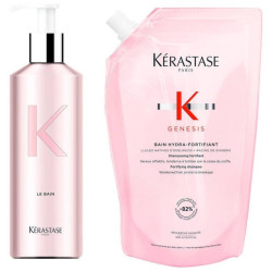 Pack bouteille et recharge shampooing hydra-fortifiant Genesis Kerastase