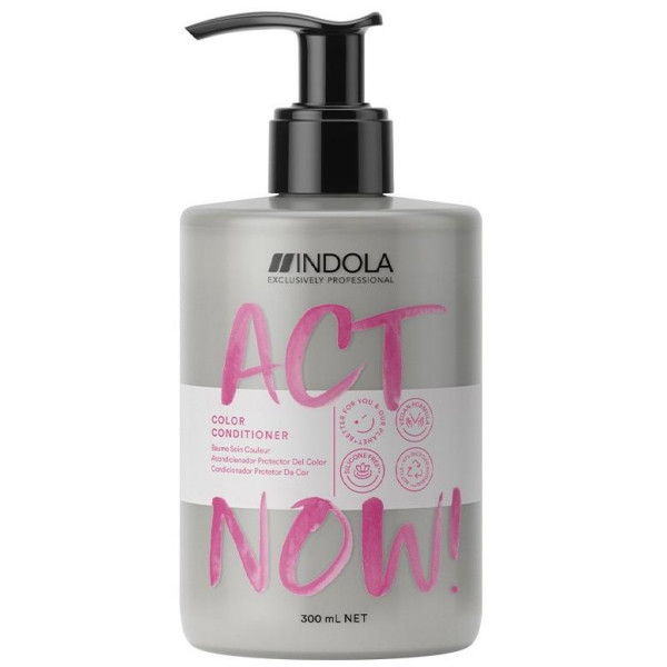 Après shampooing couleur vegan Act Now Indola 300 ml