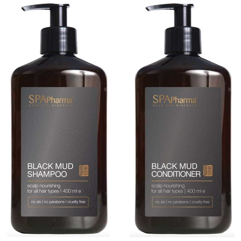 Spa Pharma Mud Shampoo and Conditioner Set