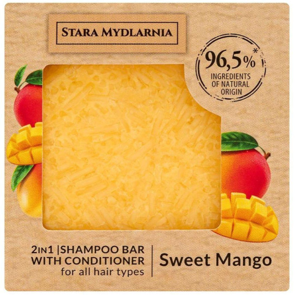 Shampoo e balsamo solido alla dolce fragranza di mango Bodymania 70g