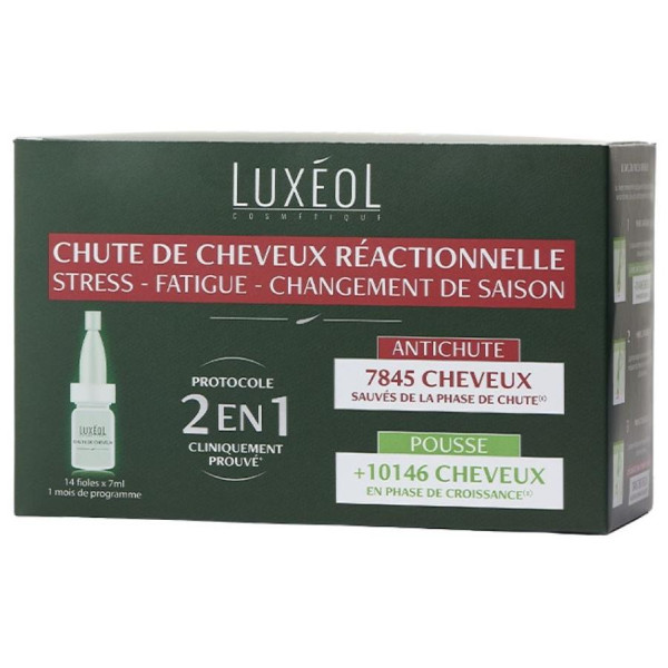 Luxéol 2in1 Reaktive Kur gegen Haarausfall 14x6ml