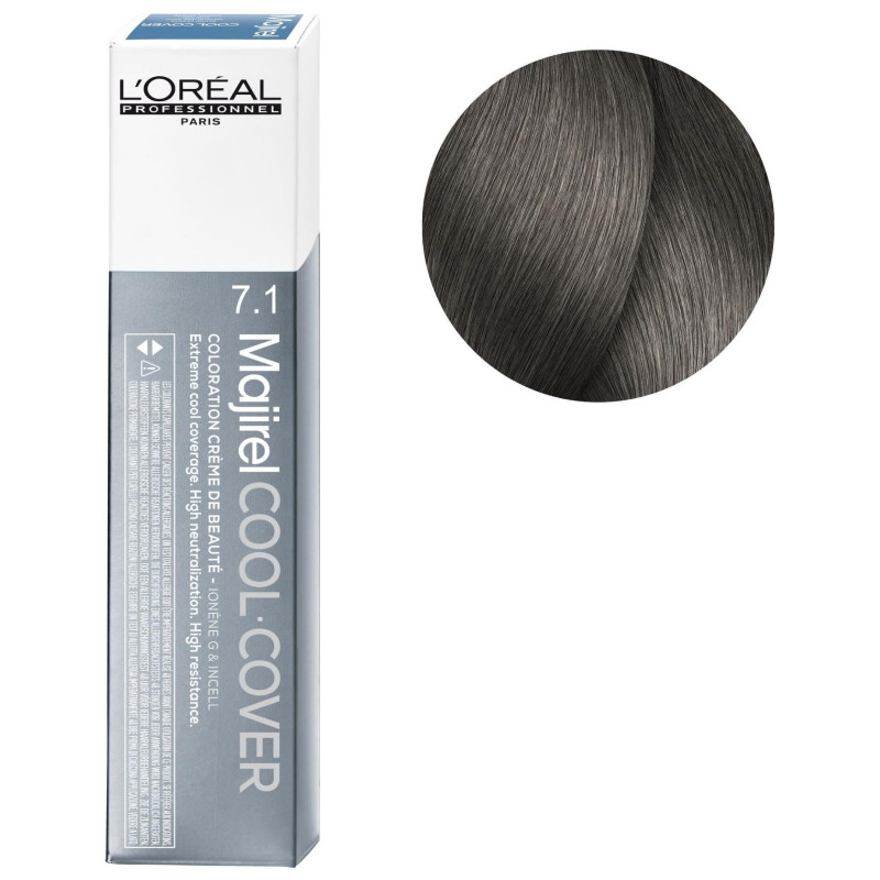 Coloration cheveux Majirel Cool Cover 7.1 L'Oréal Professionnel